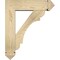 Ekena Millwork Olympic Arts and Crafts Rough Sawn Bracket w/ Offset Brace, Douglas Fir, 6"W x 20"D x 24"H BKT0604X20X24OLY03RDF - alternate 2